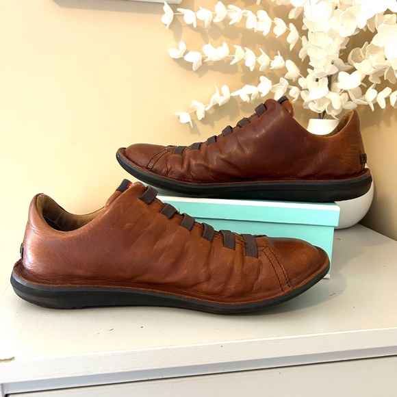 Camper Beetle Leather Men’s Slip On Shoes Lightweight Sole Size EU41/US Men’s 8 - Picture 3 of 13